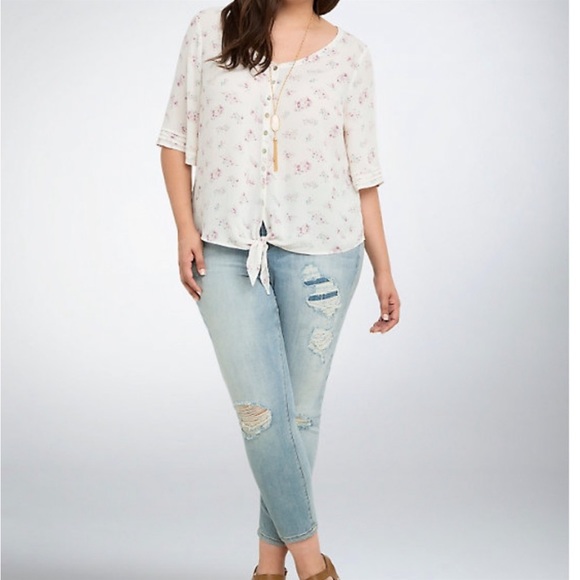 Torrid plus size blouse Item#3 - Picture 3 of 6